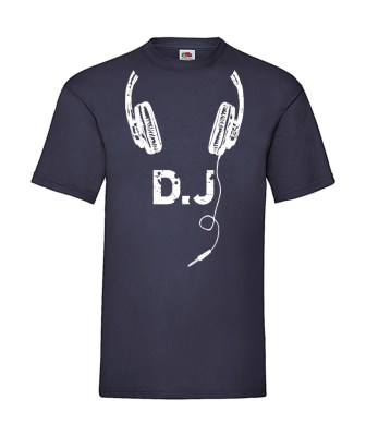 FRUIT OF THE LOOM T-shirt με στάμπα A8916  ΜΠΛΕ 